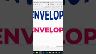 Envelope tool technique in CorelDRAW #shorts #coreldrawtutorialhindi #youtubetutorial