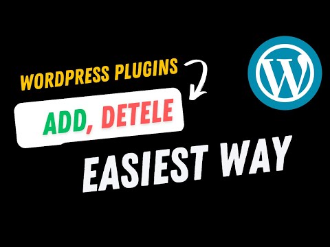 Learn how to install/deactivate/delete WordPress plugins
