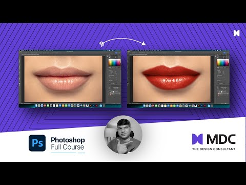 How to create realistic lipstick in photoshop | Step-by-Step Tutorial