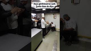 All Night Calls vs. Morning Duty! 😴📱 | Chef’s Sleepy Kitchen Struggle! 😂 #Shorts #KitchenComedy