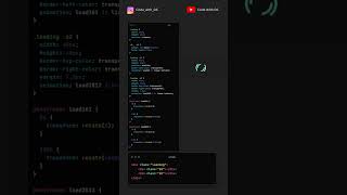 CSS Loader #2 || HTML || CSS #css #coding #shorts