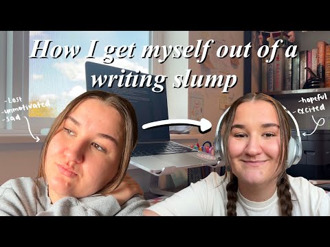 Let's get out of a really bad writing slump | a chatty vlog