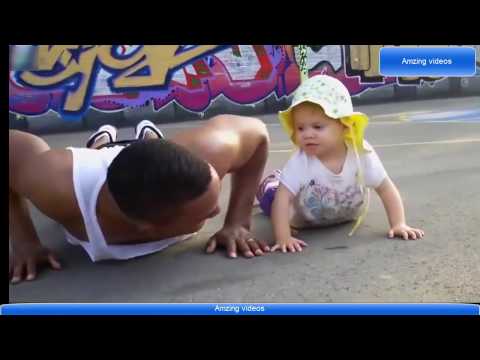 Funny Babies Doing Exercises Compilation 2016 presented by amzing videos full hd masti