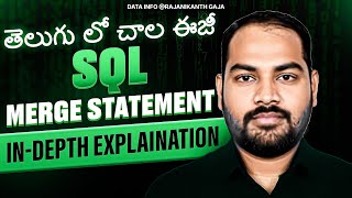 Master SQL MERGE Statement | Best Real-Time Tutorial for Data Engineers & Analysts In Telugu