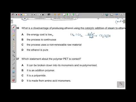 0620/21/M/J/24 - QNS 35 & 36 --- IGCSE EXTENDED CHEMISTRY PAPER 21 MAY/JUNE 2024