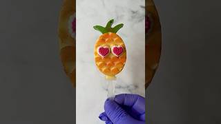 Pineapple treat tutorial #cakedecorating #shortsfeed #treats #yummy #yummytreats #cake #tutorialreel