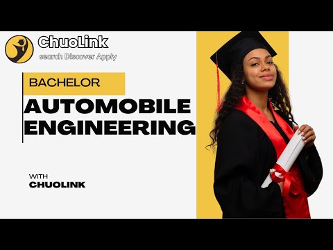 What is Automobile Engineering?(Bachelors)