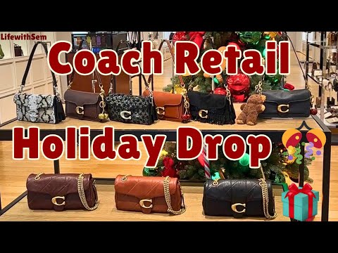 ☃️NEW🎊Coach Retail Holiday Drop & Unboxing♥️ | @coach @LifewithSem  #coachunboxing #coach #lana19
