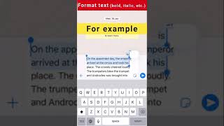Format text bold, italic, etc, on iPhone #viral #video #shorts