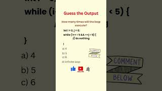 Tricky java interview questions - 4/50  #JavaShorts #JavaInterviewQuestions #shorts #whileloop #java