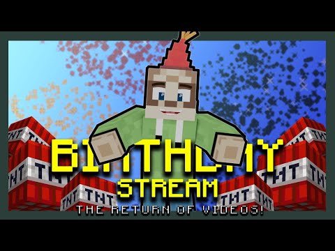 🔴 Minecraft but TNT spawns EVERY 10 SECONDS!? - Birthday Livestream