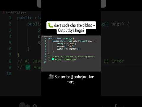 ✅ Answer in the comments if you got it right! #BugFinder#TechReels #ProgrammersLife#JavaDeveloper