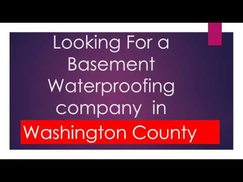 basement waterproofing Washington County -443-738-4943