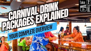 Carnival Cruise Line Drink Packages: Everything You Need to Know about Cheers and Bottomless Bubbles