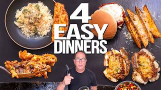 4 EASY AND CHEAP DINNERS YOU'LL MAKE ON REPEAT! | SAM THE COOKING GUY