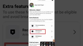 Monetization not eligible #short #shortfeed #shortsfeed #shortfeeds #facebook #fb