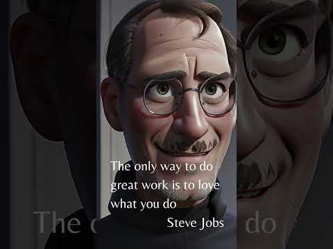 "The only way to do great work is to love what you do."  #stevejobs #love #success