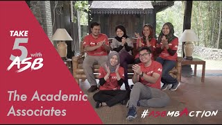 ASB Career | Take 5 with ASB: The Academic Associates | Asia School of Business #ASBMBAction