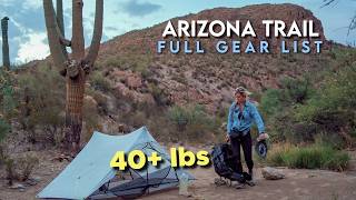 Arizona Trail Thru-hike Gear List & Post-Hike Review