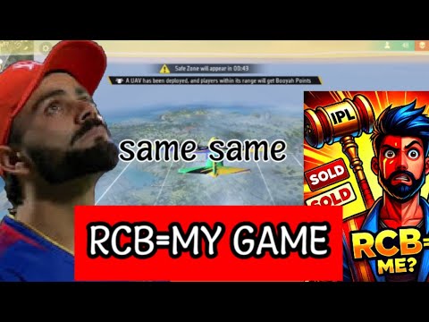 "RCB’s IPL Auction = My Free Fire Gameplay 😂" #last me 💩 is permanent 😂