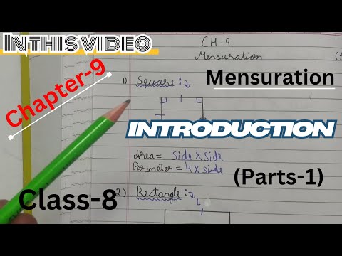 Mensuration-Class-8 |Chapter-9 Introduction class8mathsNCERT| Mensuration- Secrets: Tricks
