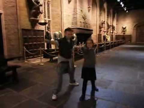 How to use a wand like Harry Potter. Lesson at Harry Potter Studio Tour, London Pt.2