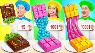 1$ vs 100$ vs 1000$ Cooking Challenge | Food Battle by Multi DO Challenge