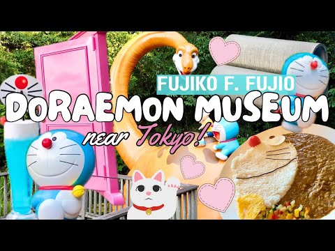 LIVING IN JAPAN 080 | Doraemon Museum Near Tokyo! | Ate at the Cute Doraemon Cafe | Full Tour