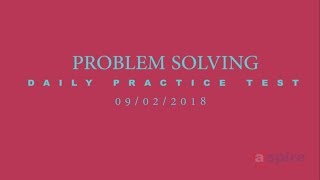 Crack NEET-2018 | Problem Solving - Daily Practice Test | 9th Feb 2018 | Aspire Learning Company