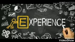 How to learn from experience..¡¡¡Experimental  experience!!how we learn experience naturally