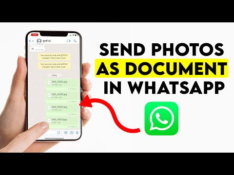 How to send photos as document in WhatsApp in iPhone (Easy Method)