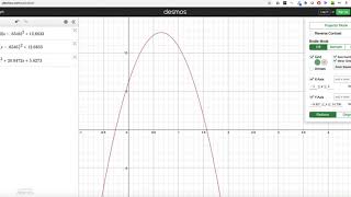 2-8 Desmos Change Graph Window Using Graph Settings