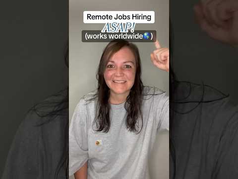 Remote jobs worldwide! 🌎 #workfromhome