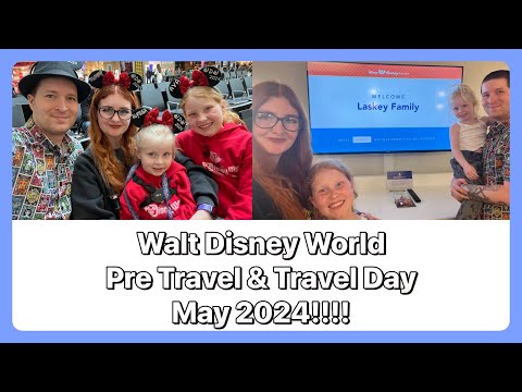 Pre Travel & Travel Day to Walt Disney World | Check into POP Century & go to Target | May 2024.