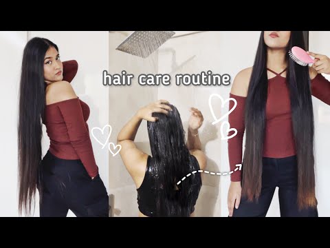 my hair care routine for long and healthy hair 🌤️🫧