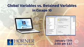 Global Variables vs. Retained Variables in Cscape 10