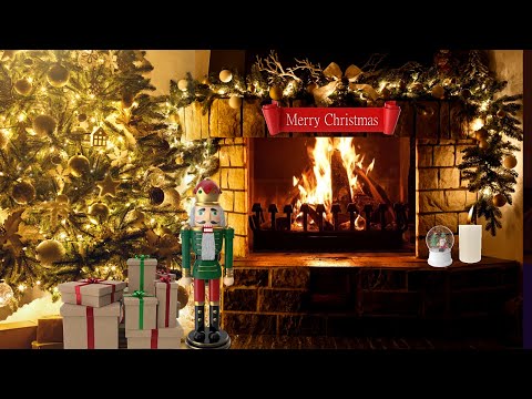 ✨ Cozy Winter Christmas Ambience | Crackling Fireplace, Nutcracker Magic and Classic Jazz Sounds 🎄🔥