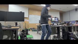 turtlebot3 hand motion detection driving using ros2 foxy cvzone at raspberry pi4 cam