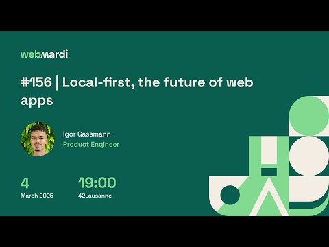 #156 | Local-first, the future of web apps