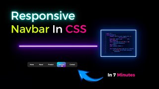 How to create a Responsive Navigation Bar | How to Create Responsive Navigation Bar Using HTML, CSS