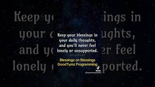 Yes that life all about positivity.  Goodtymz Programming.   Share our stuff. Let’s make it better