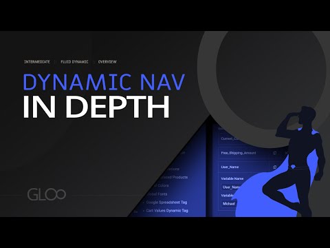 Dynamic Nav in depth - Gloo Fluid Dynamic for Elementor - Tutorial