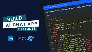Build a ChatGPT Alternative Using Next.js, TypeScript & Tailwind CSS