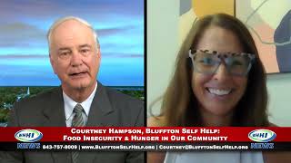 WHHI NEWS | Courtney Hampson: Food Insecurity/Hunger in Our Community | Bluffton Self Help | WHHITV