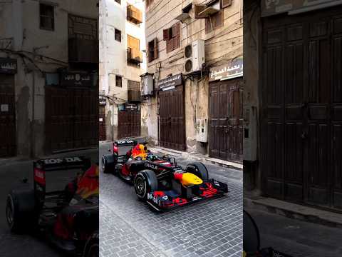 Redbull F1 has done it again😳Suburbs of Jeddah! #f1 #formula1 #redbull #redbullracing #jeddah #drift