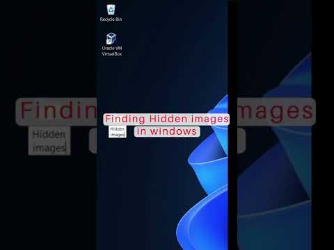 Finding Hidden images in windows #shorts