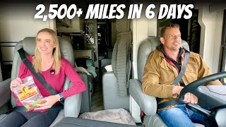 Cross country in a LUXURY RV | Life on the road UNFILTERED