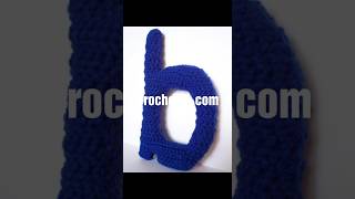 free Crochet alphabet pattern