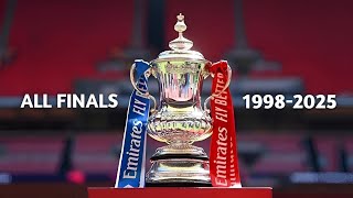 FA Cup All Finals🏆 (1998-2025)