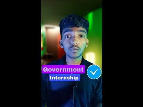 How to get free Internship | Government Internship | Government Jobs #youtubeshort